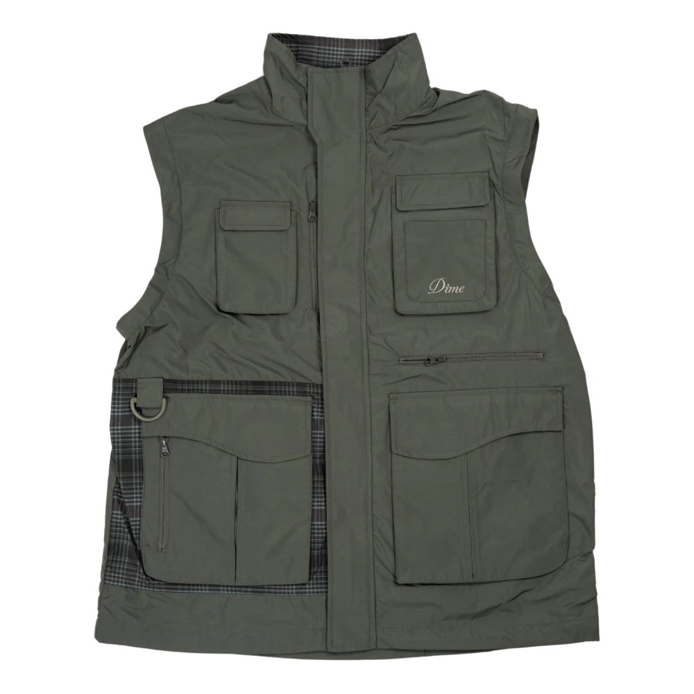 Dime Mtl Omkeerbare Viskleding in Olijfgroen Green Heren