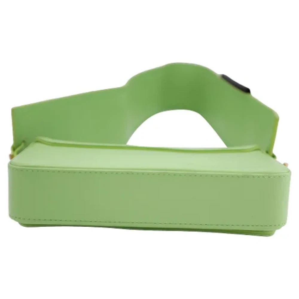 Jacquemus Pre-owned Leather shoulder-bags Green Dames