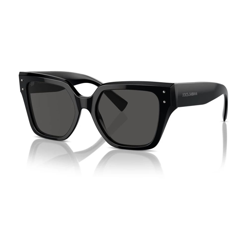 Dolce&Gabbana 0DG4471 501/87 Panto Sonnenbrille für Damen in Schwarz, klein - Bild 6