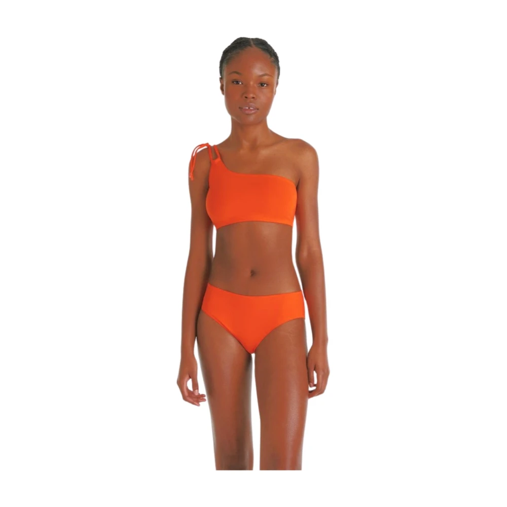 Eres Asymmetrische Bikini Top Soleil Orange Dames