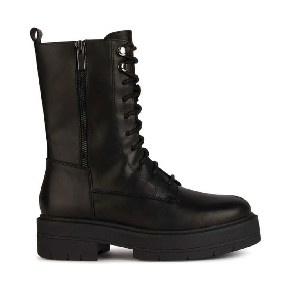 Geox Dames D Spherica Ec1 A enkellaars, zwart, 42 EU