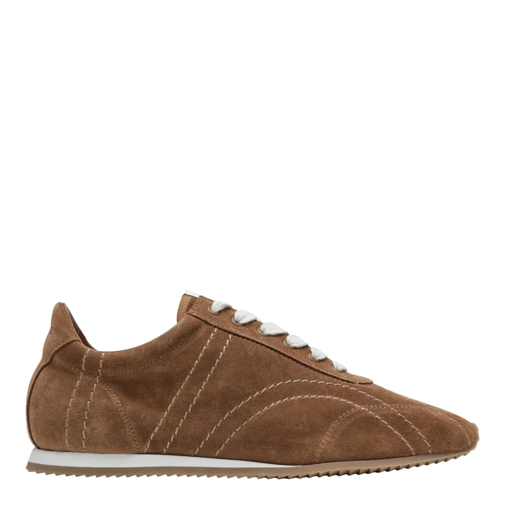 TotêMe Flex Suede Sneakers Dames Schoenen Bruin