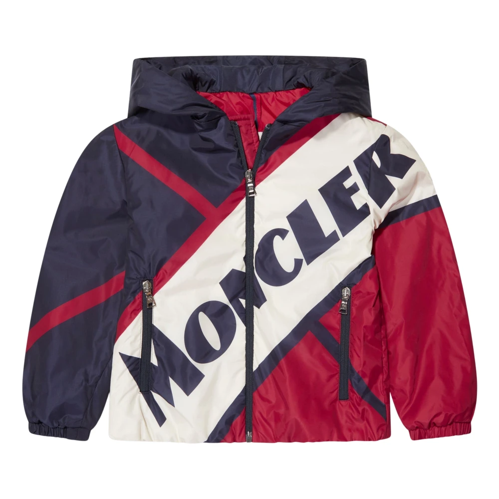 Moncler Boys Multicolor Logo Jacket Size 8 Y
