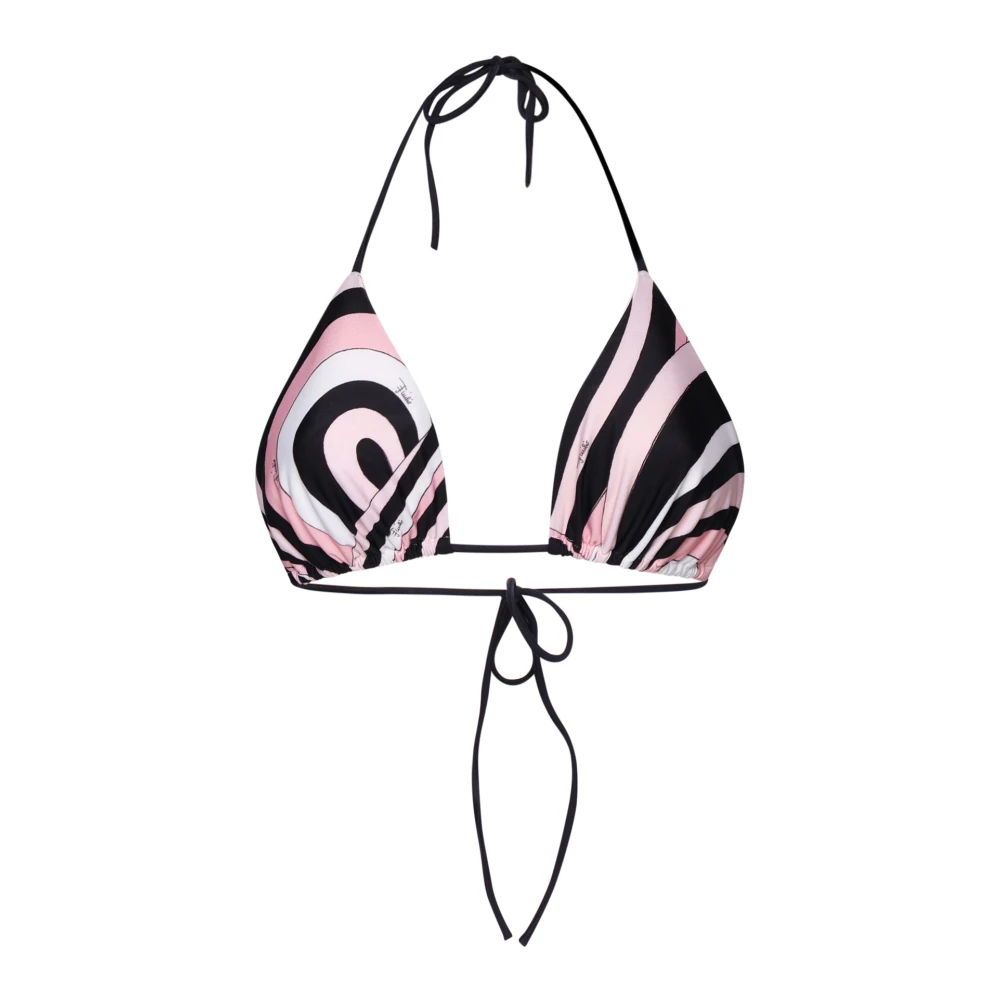 Emilio Pucci Iris Print Triangel Bikini Set Multicolor, Dam