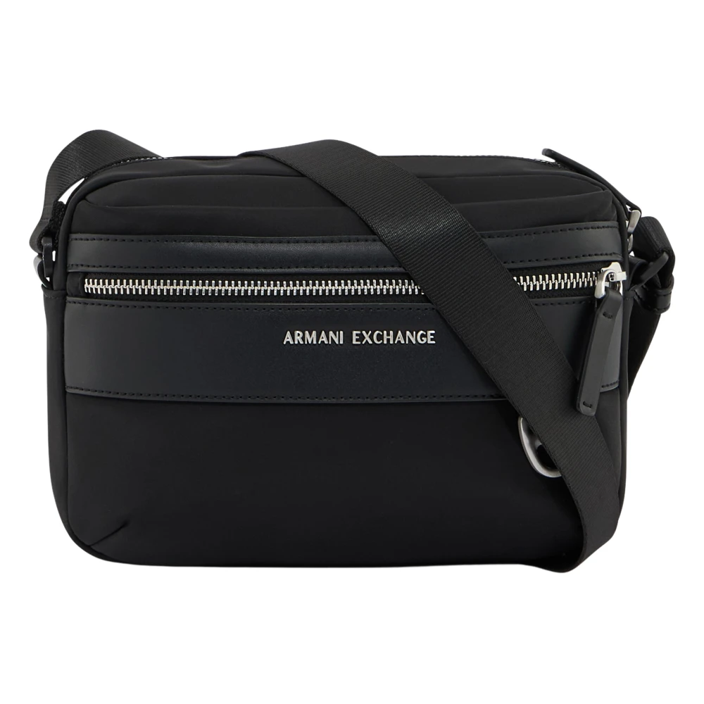 Armani Exchange Women's Black Cross Body Bag - Cross Body Bags - One Size - Bags