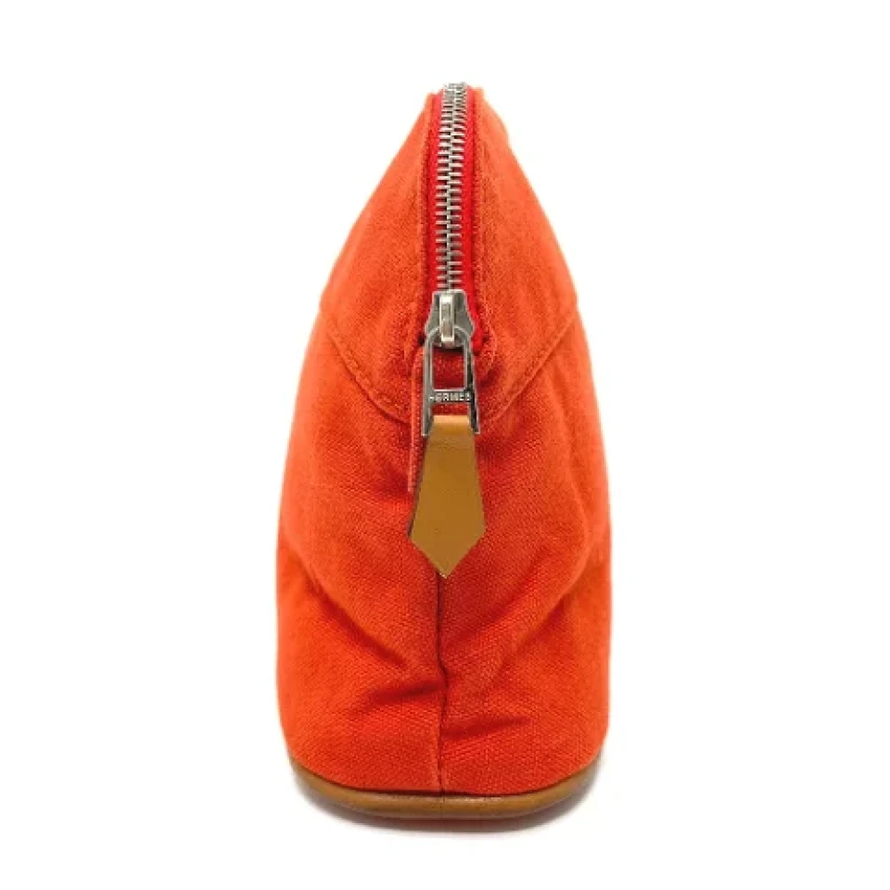 Hermès Vintage Pre-owned Cotton pouches Orange Dames