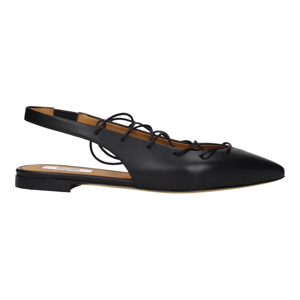 Moschino Ma11050c1mmf0000 Flats - Female - Ballerina Shoes - Black - 3 Uk - Shoes