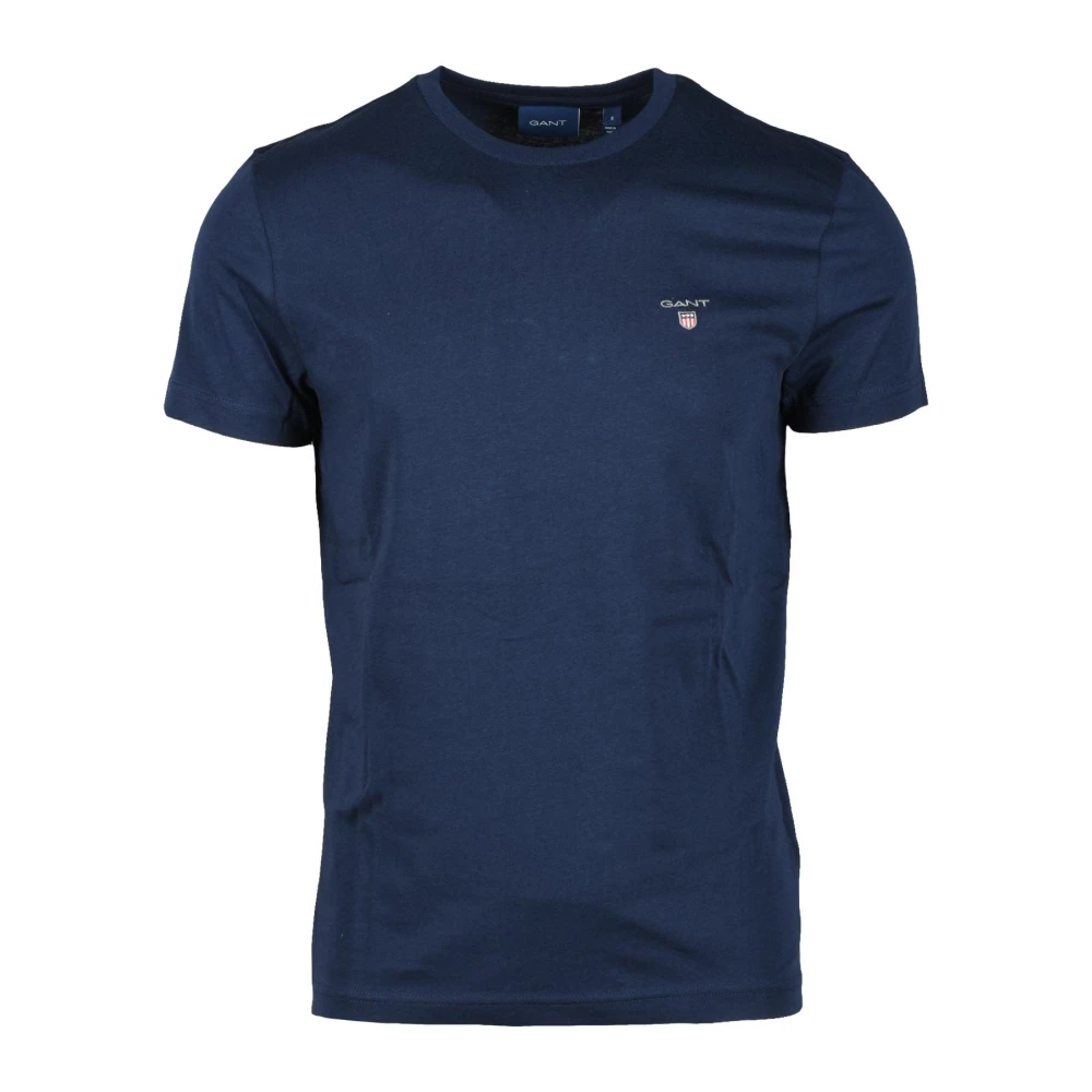 Gant Katoenen T-shirt Blue Heren