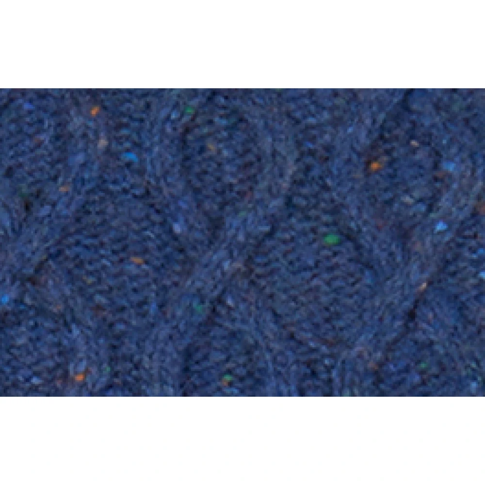 Gallo Blauwe Turtleneck Aran Sweater Vrouwen Blue Dames