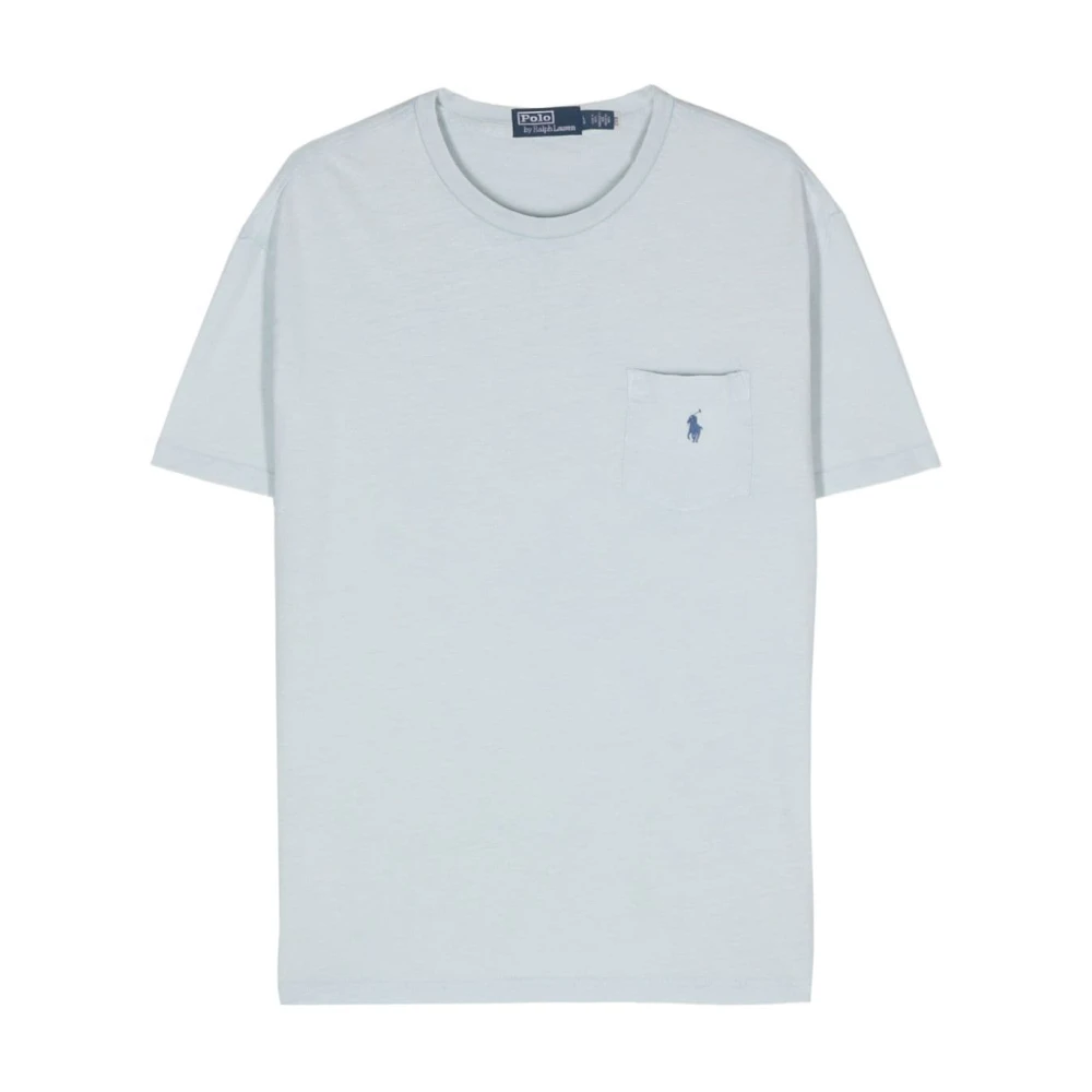 POLO Ralph Lauren regular fit T-shirt met logo alpine blue