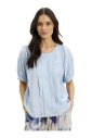 short-sleeve-light-blue-blouse