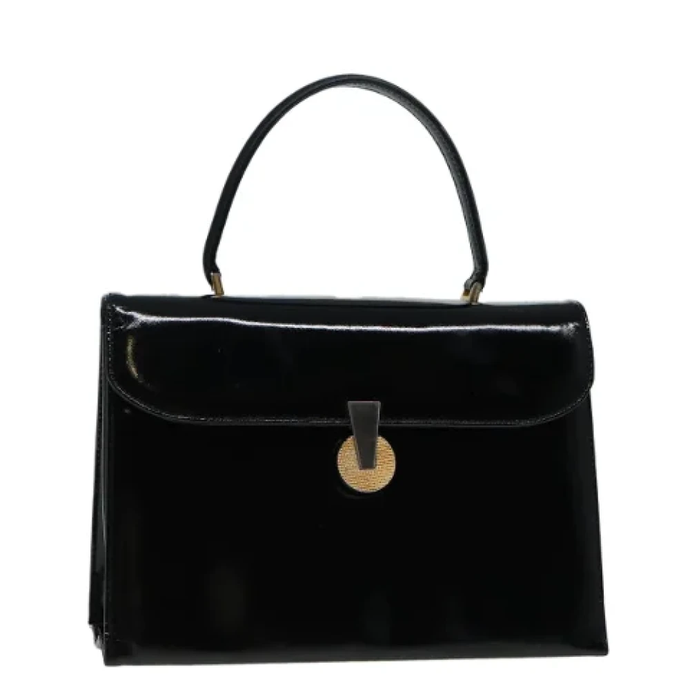 Gucci Vintage Pre-owned Fabric handbags Black Dames