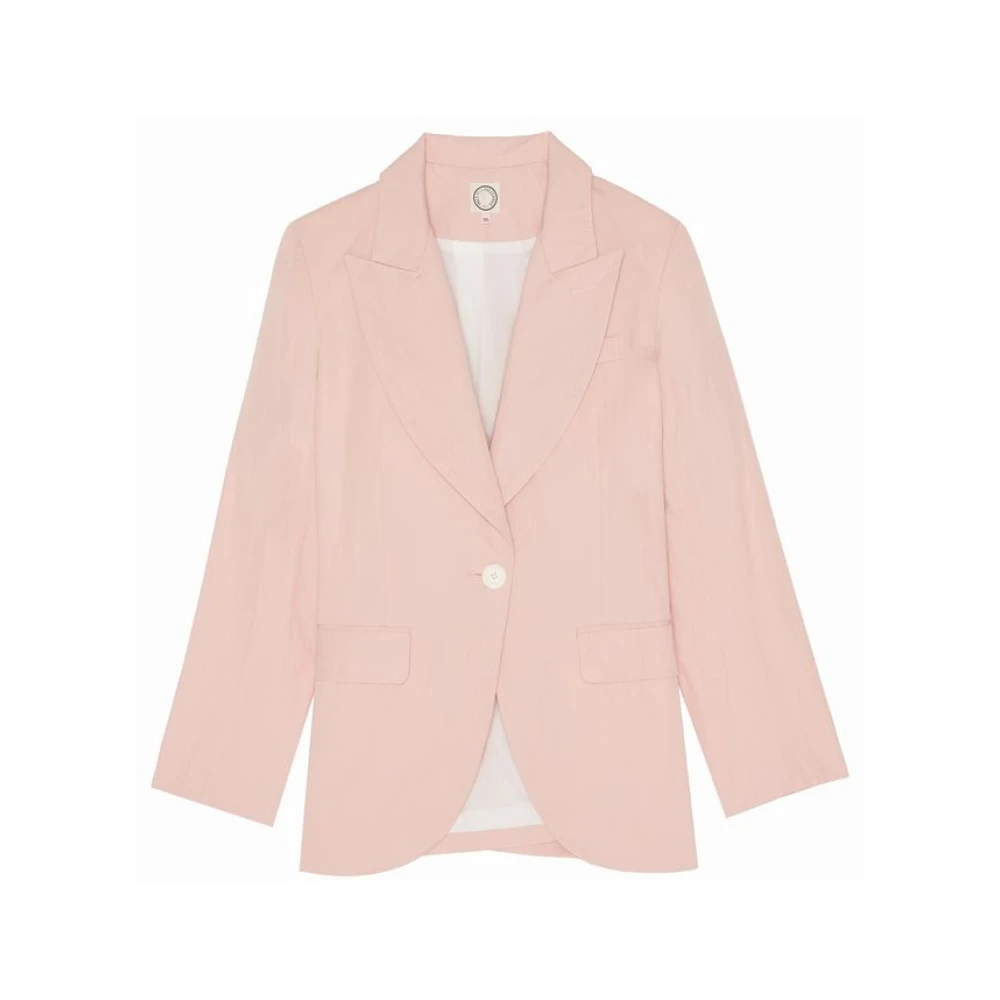 Ines De La Fressange Paris Gaelle lichtroze jas Pink Dames