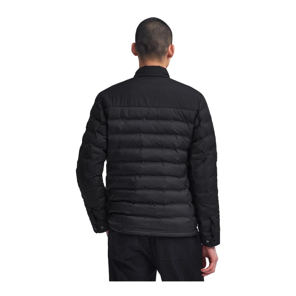 Barbour Gelaste Ariel Gewatteerde Jas Zwart Black Heren