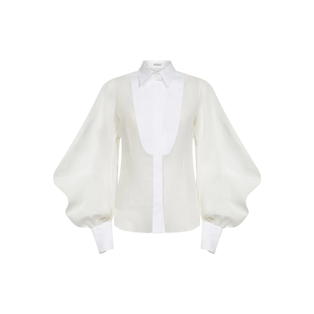 Brunello Cucinelli White Shirts, Female, L, Shirt