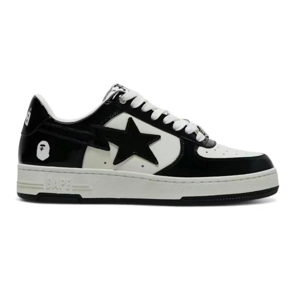 A Bathing Ape Men's Black Sta Sneaker - Sneakers - 8 Uk - Shoes
