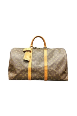 Pre-owned Keepall 50 Monogram Boston Bag