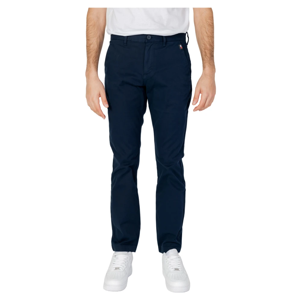 Tommy Jeans Tapered Chino Broek Blue Heren