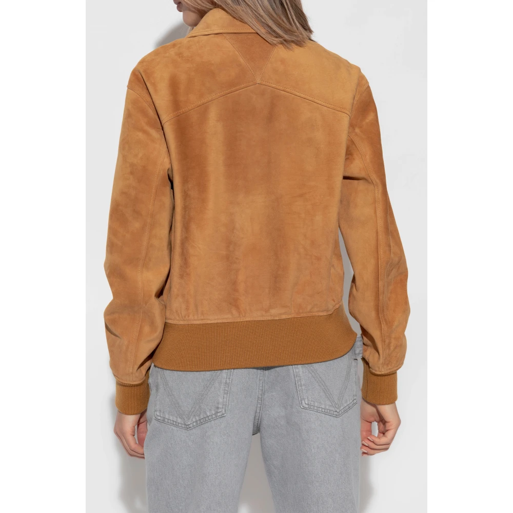 Bottega Veneta Suède jas Brown Dames