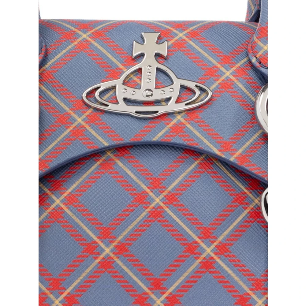 Vivienne Westwood Blauwe Schoudertas met Omslag Multicolor Dames