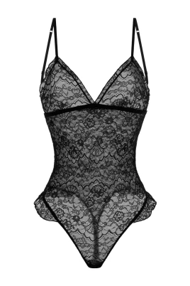 Body i broderad spets