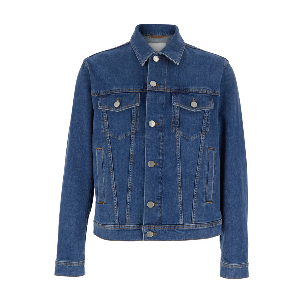 Jacob Cohën Homme Bleu - Veste Trucker - Vestes - Taille: L