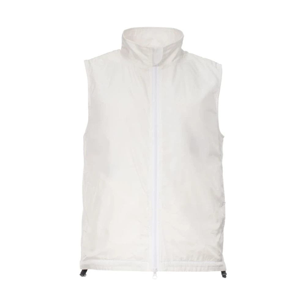 Aspesi Vattenavvisande Nylon Puffer Vest White, Herr