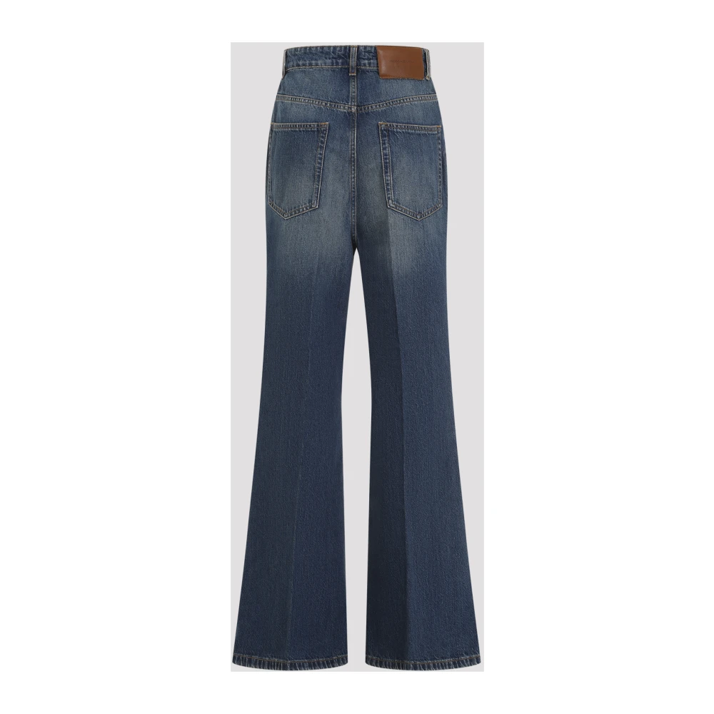 Victoria Beckham Blauwe Jeans voor Vrouwen Aw24 Blue Dames