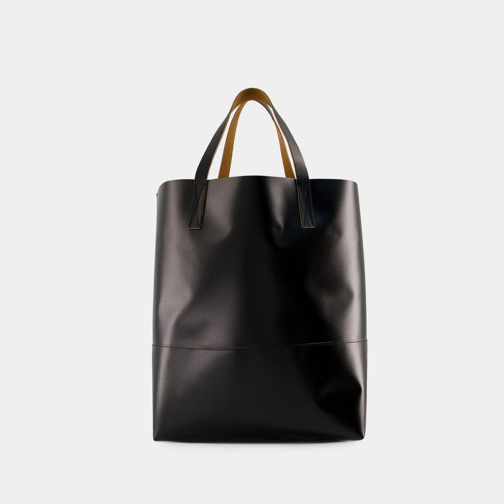 Marni Stijlvolle Tribeca Shopping Bag Black Heren