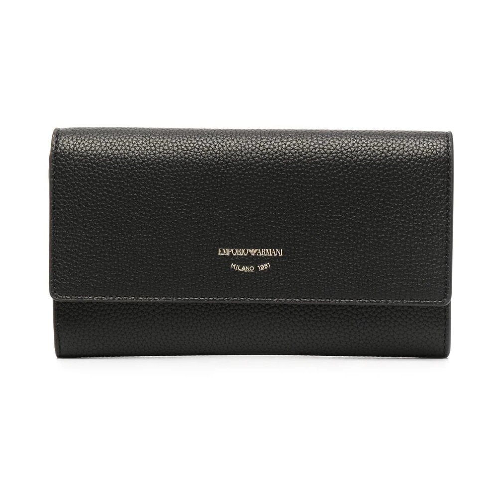 Emporio Armani Black Wallets & Cardholders, Female, One Size, Casual Wallet