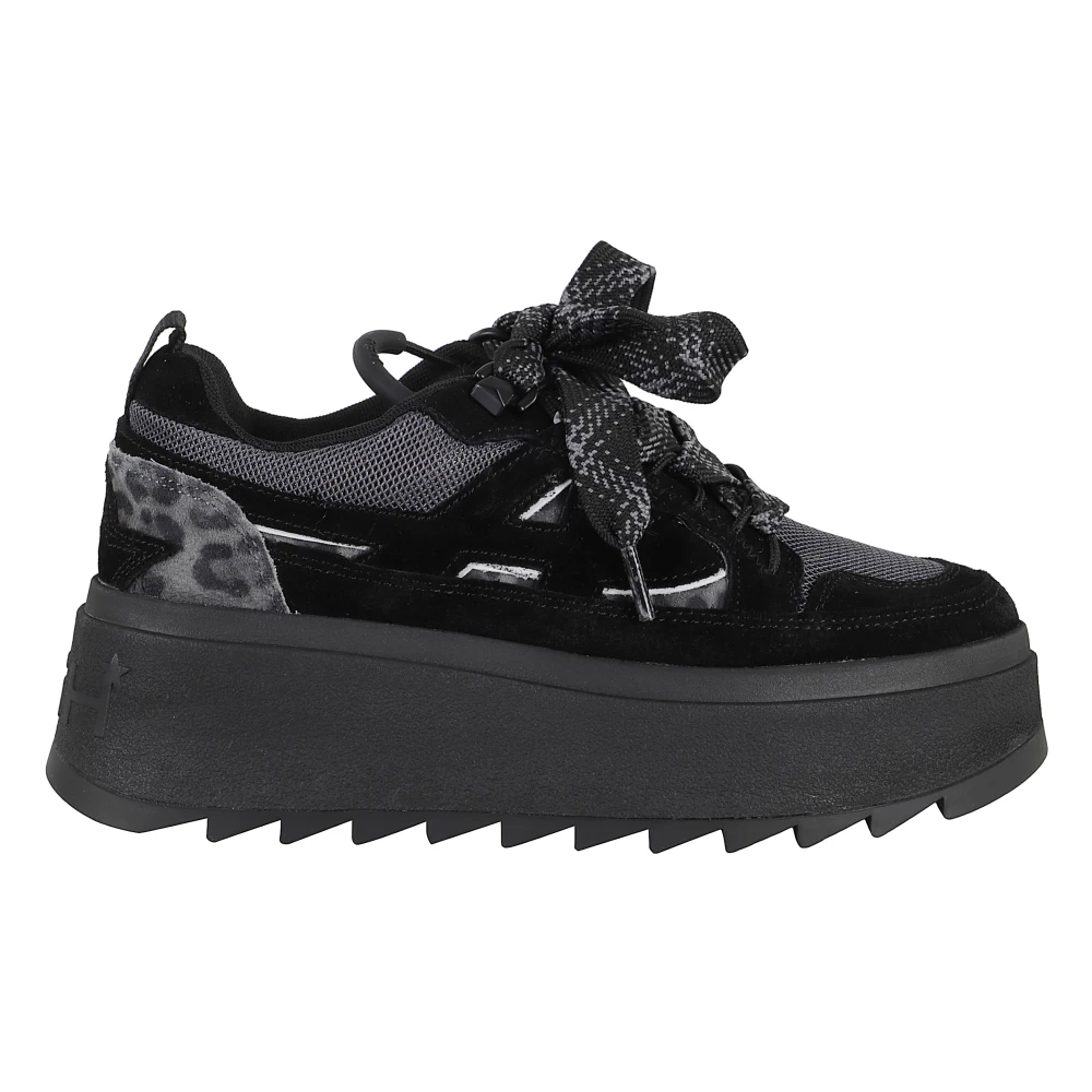 ASH Zwarte Suède Sneakers Movie02 Stijl Dames Schoenen