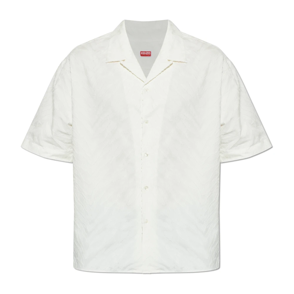 Kenzo Beige Kortärmad Skjorta