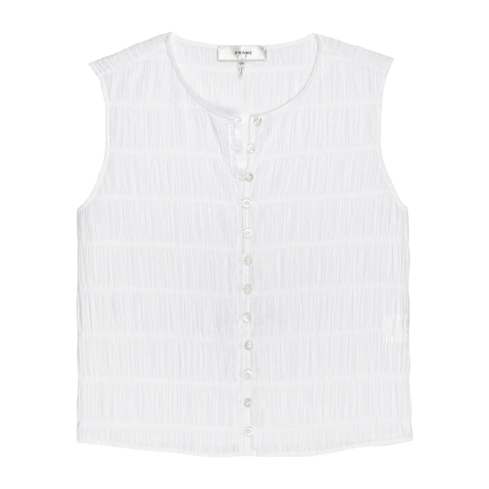 Frame - Jackets > Vests - White - Frame - Modalova