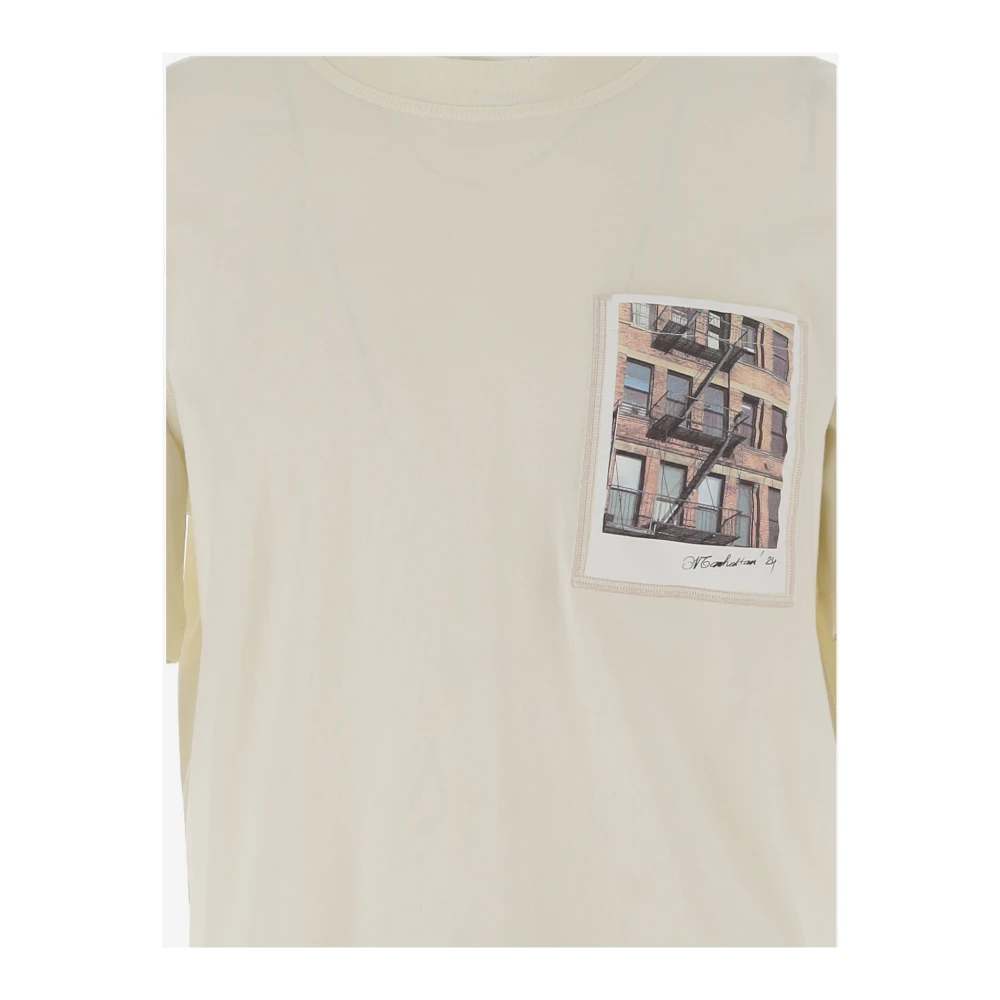 Helmut Lang Stijlvolle T-shirts en Polos Beige Heren