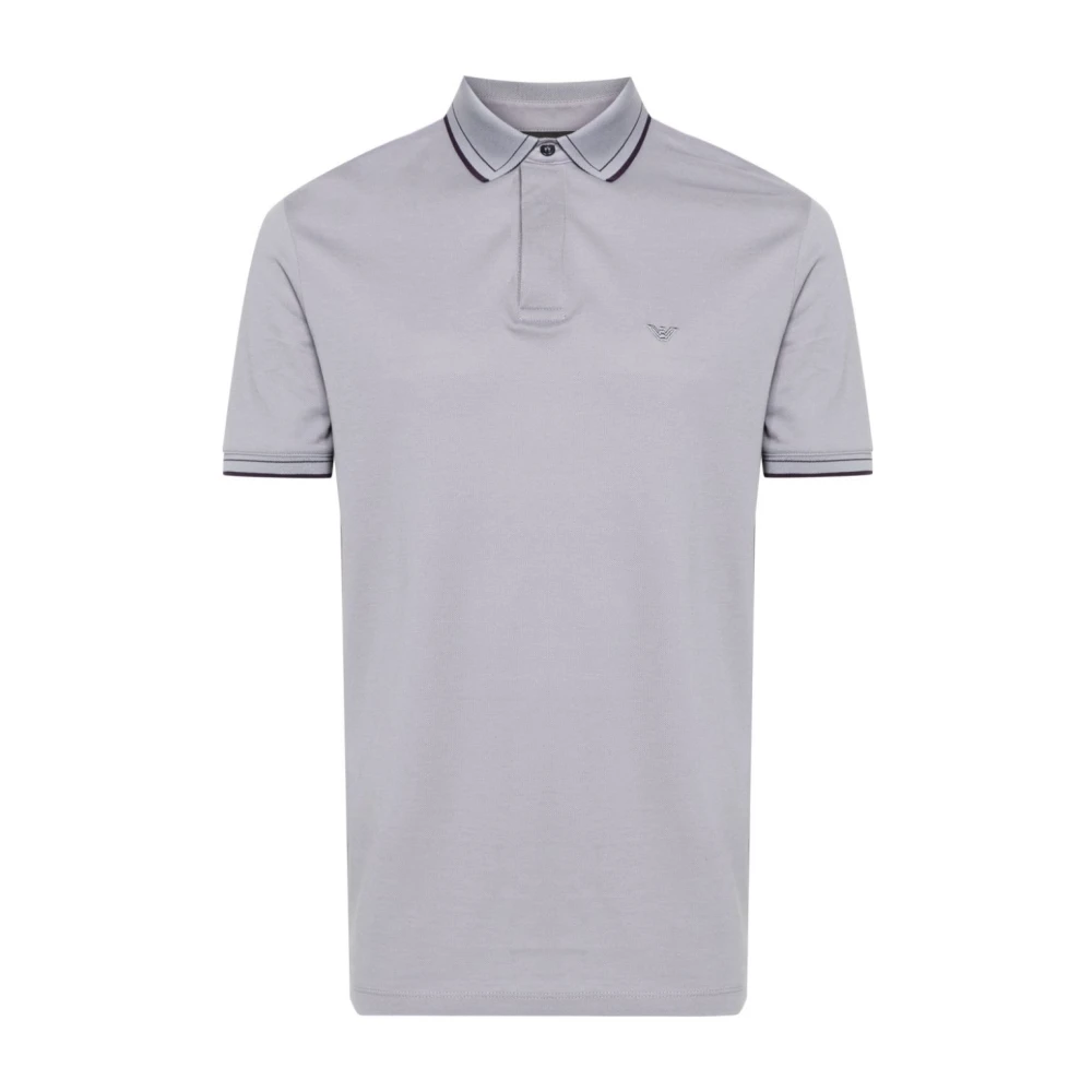 Emporio Armani Polo Shirts Gray Heren