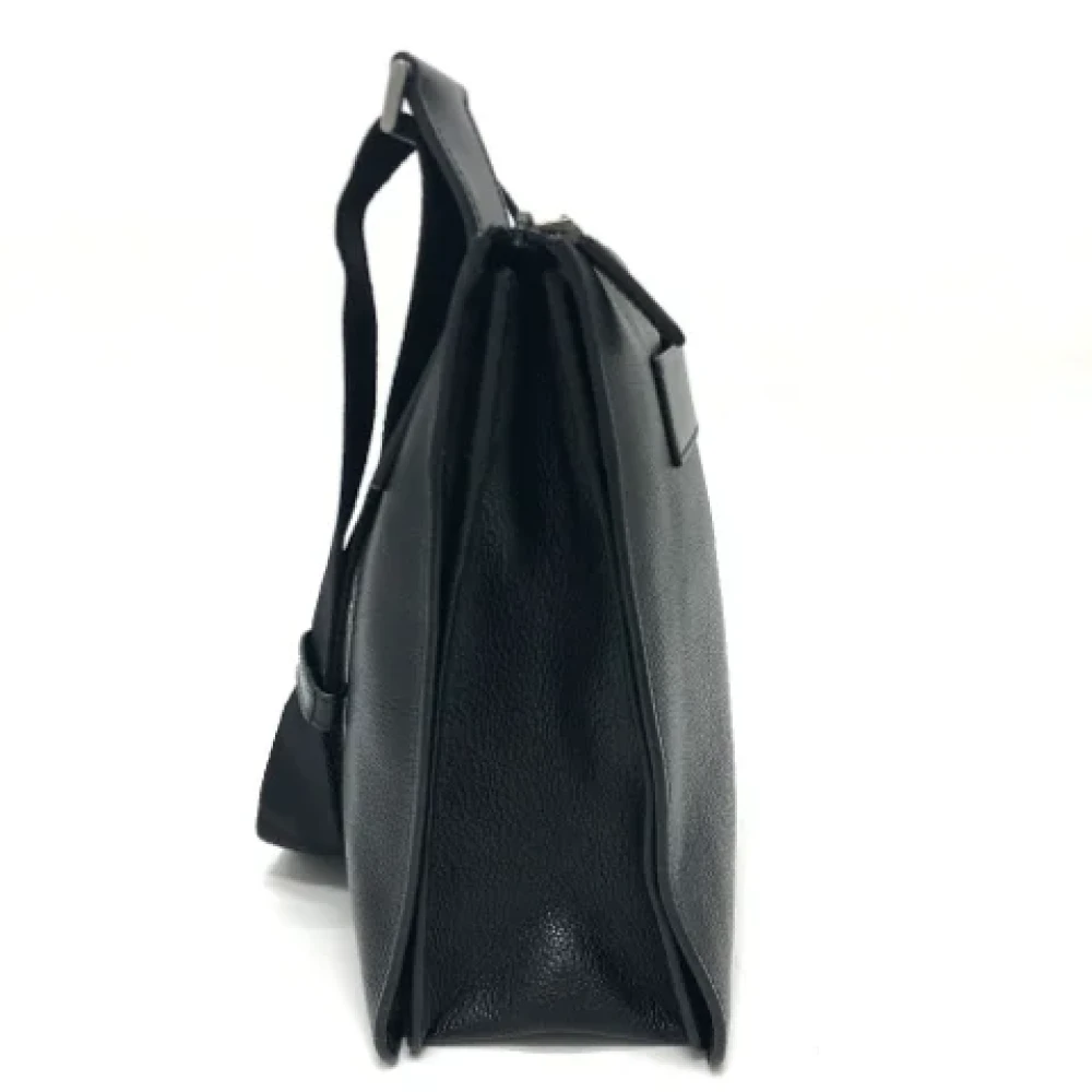 Prada Vintage Pre-owned Leather prada-bags Black Dames