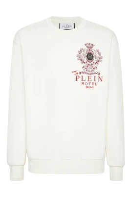 Fleece Rundhals Sweatshirt Plein Hotel