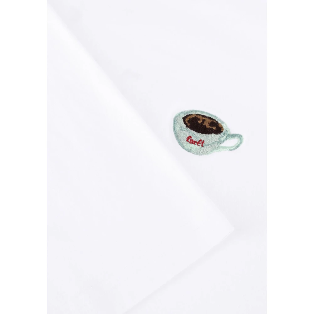 Forét Heren Polo & T-shirts Relax Long Sleeve White Heren