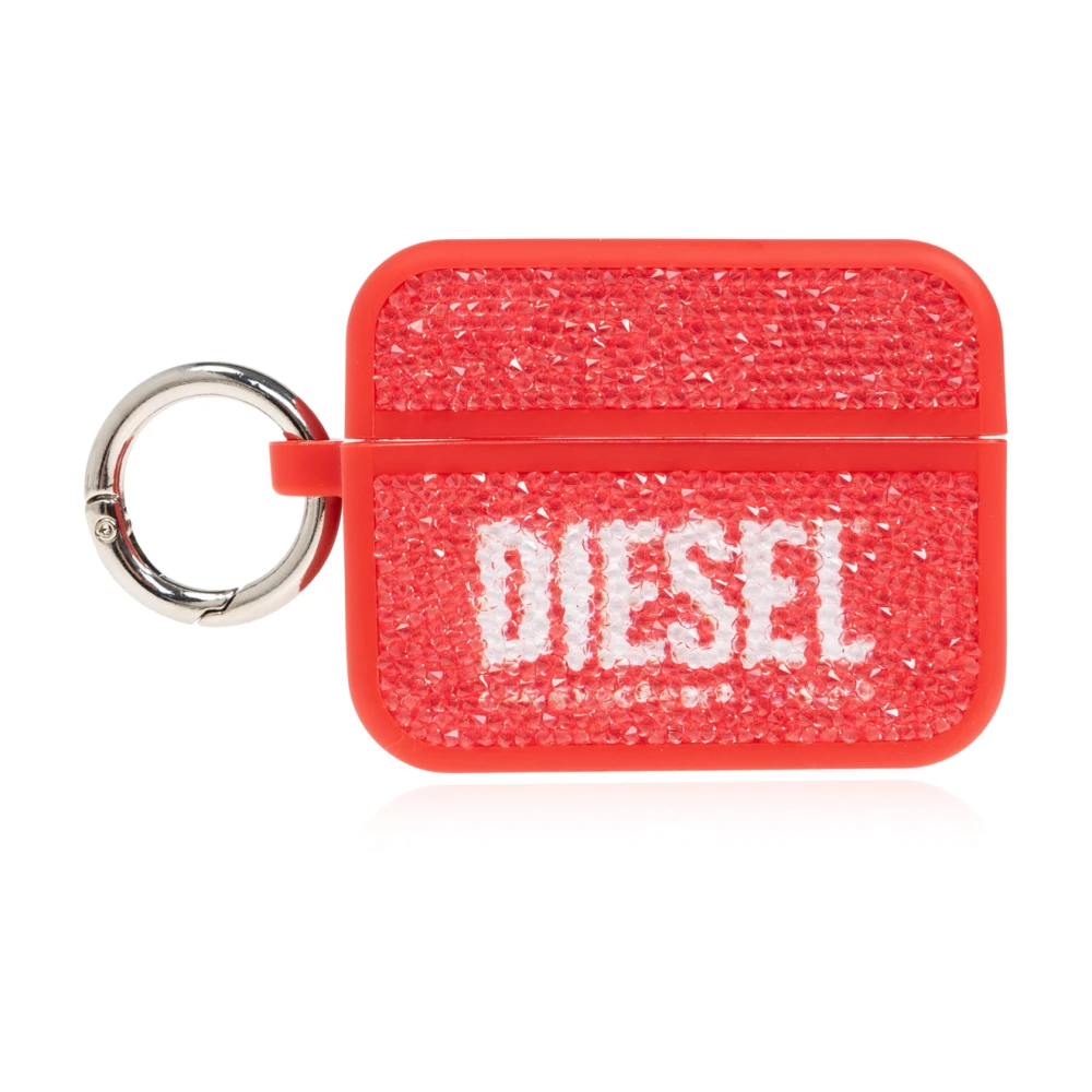 Diesel Koptelefoonhoes 'Swarovski Crystal Airpod Cas' Red Unisex