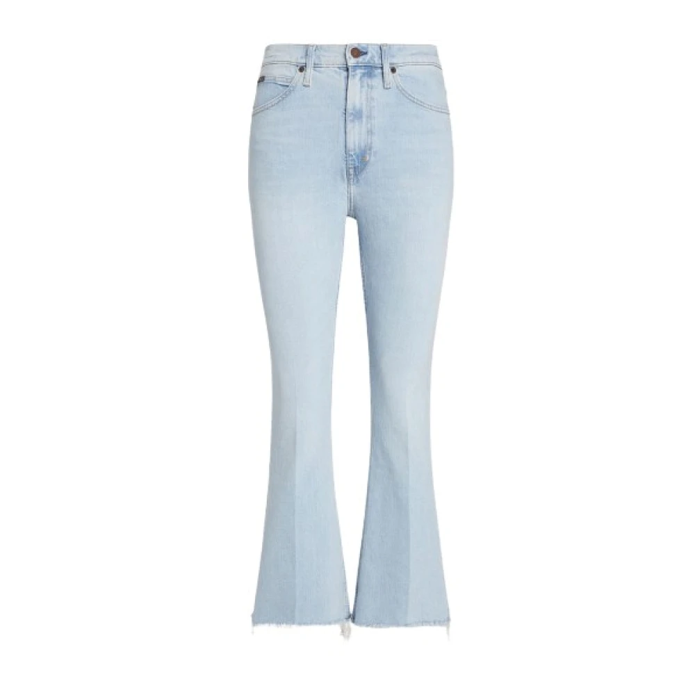 Polo Ralph Lauren Sharona Crop Flare Jeans Blue Dames