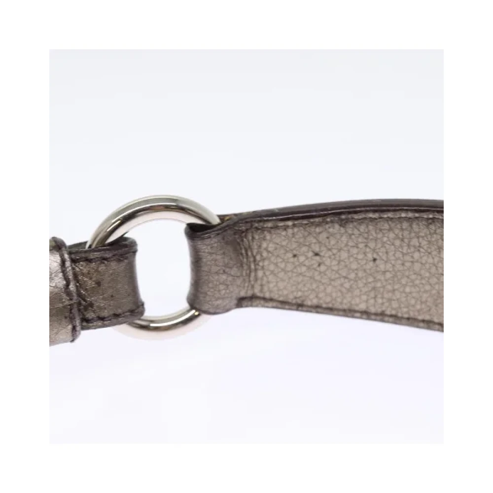 Prada Vintage Pre-owned Leather prada-bags Gray Dames