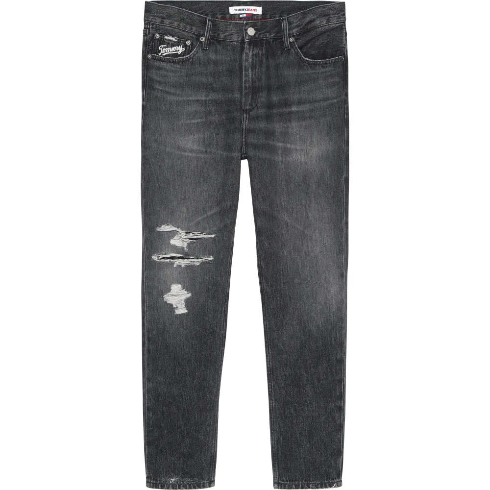 Tommy Jeans Men's Black Slim Fit Jeans, W32, Dad Jean
