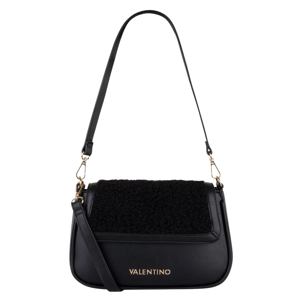 Valentino Girls Black Flap Bag For