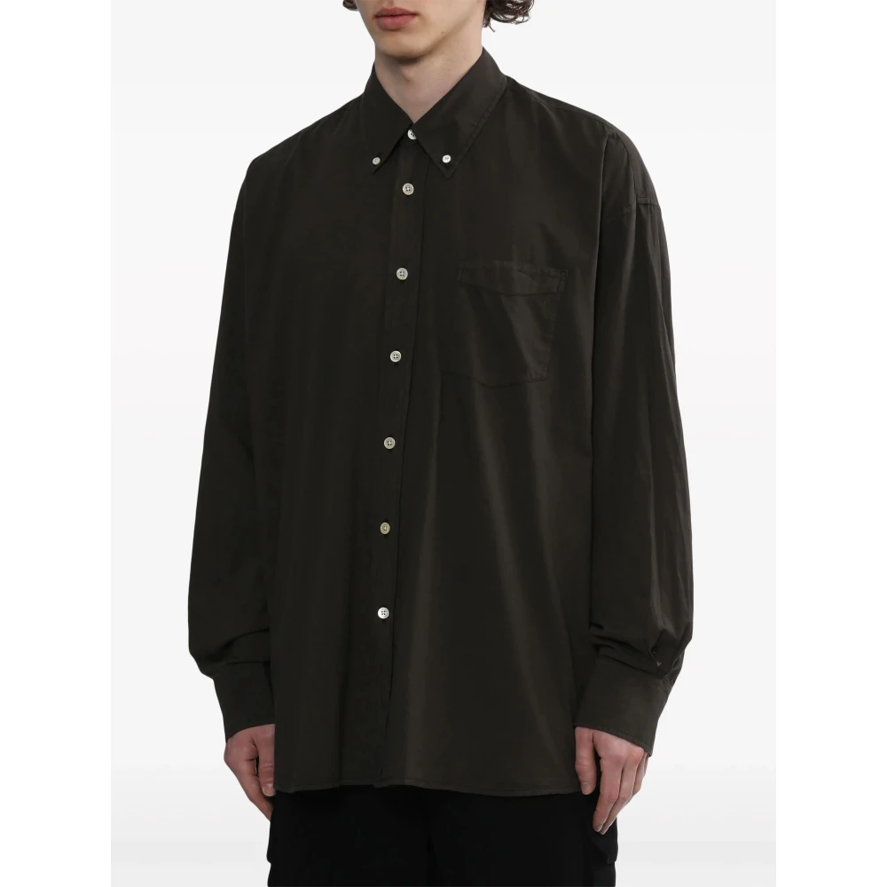 Our Legacy Faded Brown Borrowed Button-Down Overhemd Brown Heren