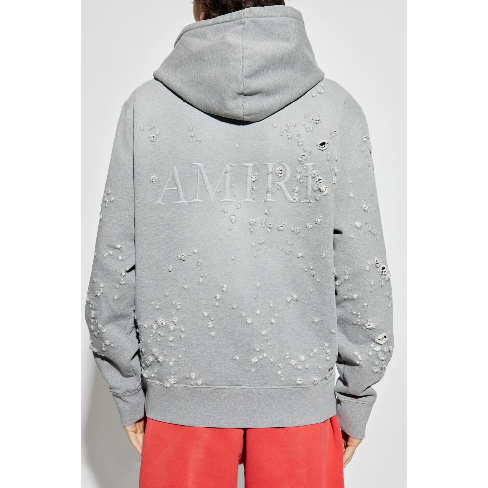 Amiri Sweatshirt met logo Gray Heren