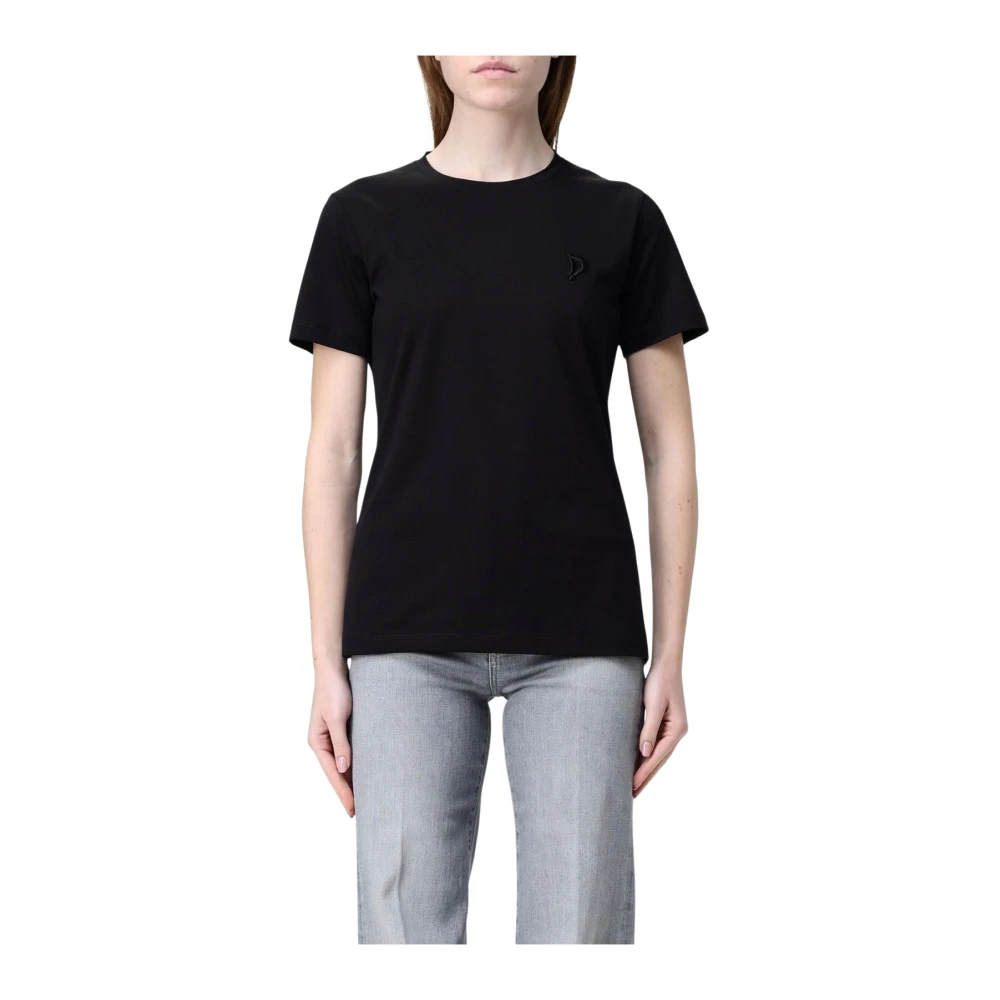 Dondup - Tops > T-Shirts - Black - Dondup - Modalova
