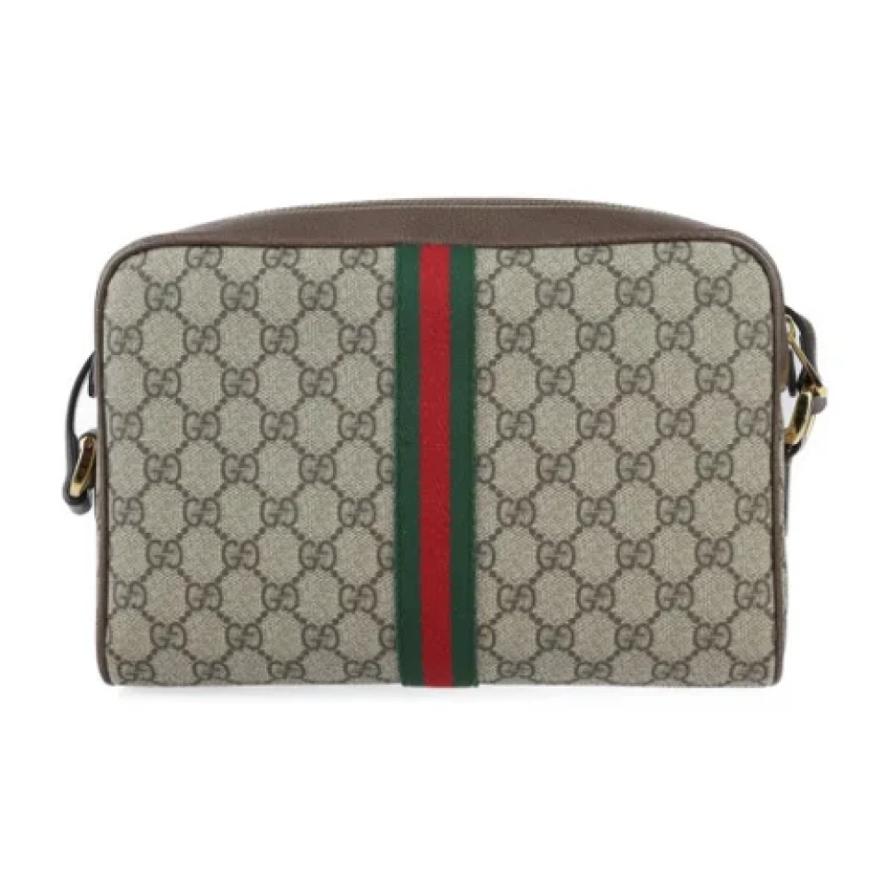 Gucci Vintage Pre-owned Leather shoulder-bags Beige Dames