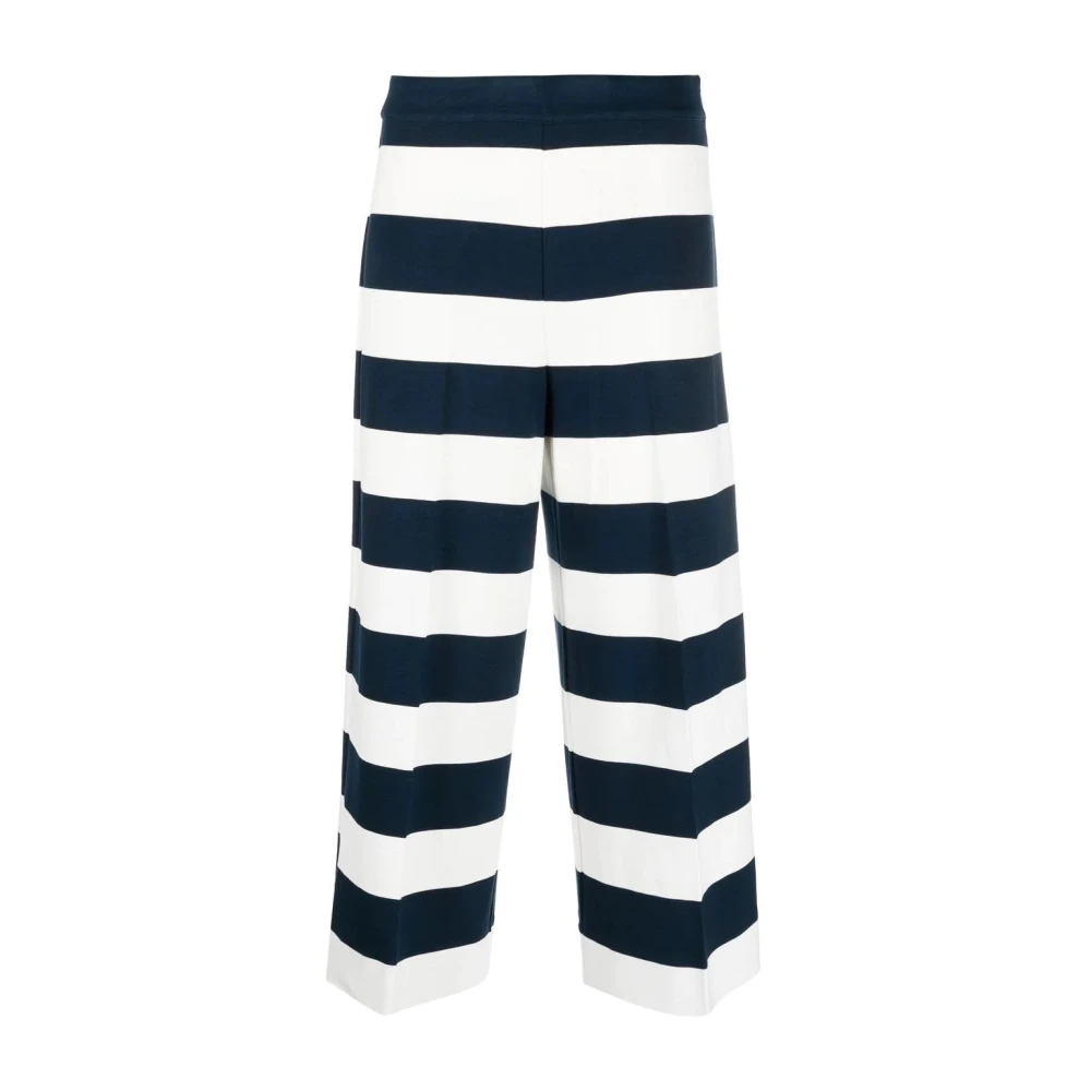 Twinset Multicolor Cropped Trousers - Female - Wide Trousers - Xs - Trousers
