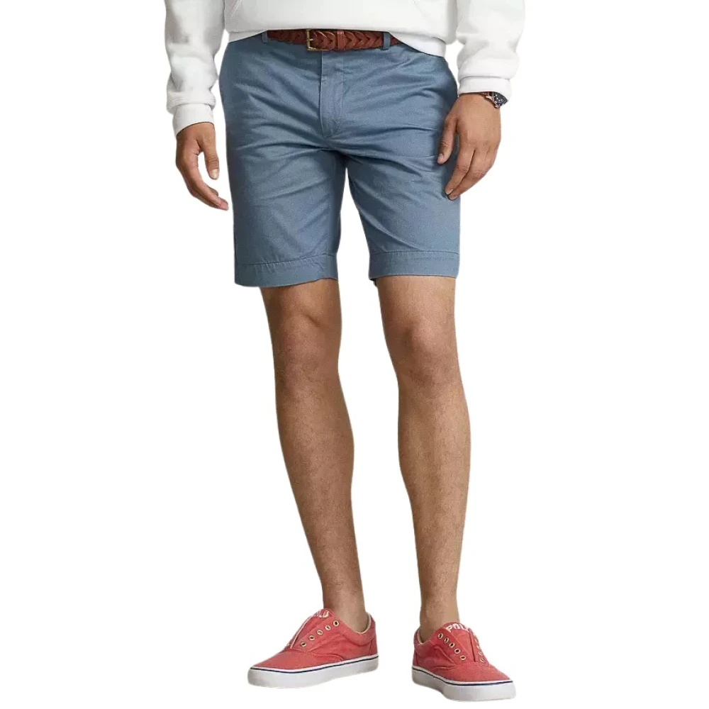 Ralph Lauren Marinblå Chino Slim Fit Shorts Blue, Herr