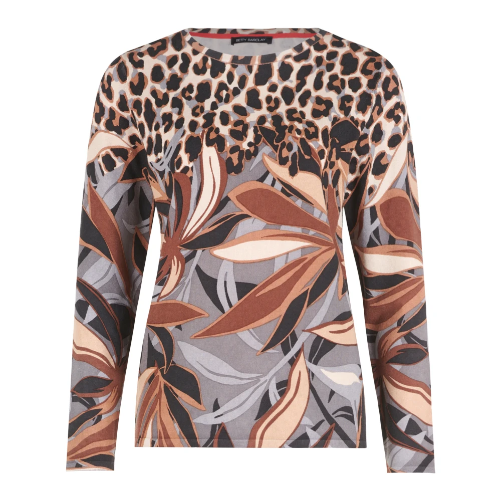 Betty Barclay Bloemen Fijngebreide Trui Multicolor Dames